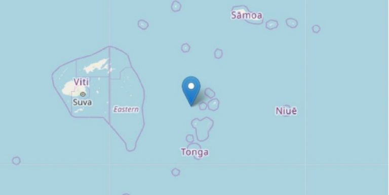 terremoto tonga oggi