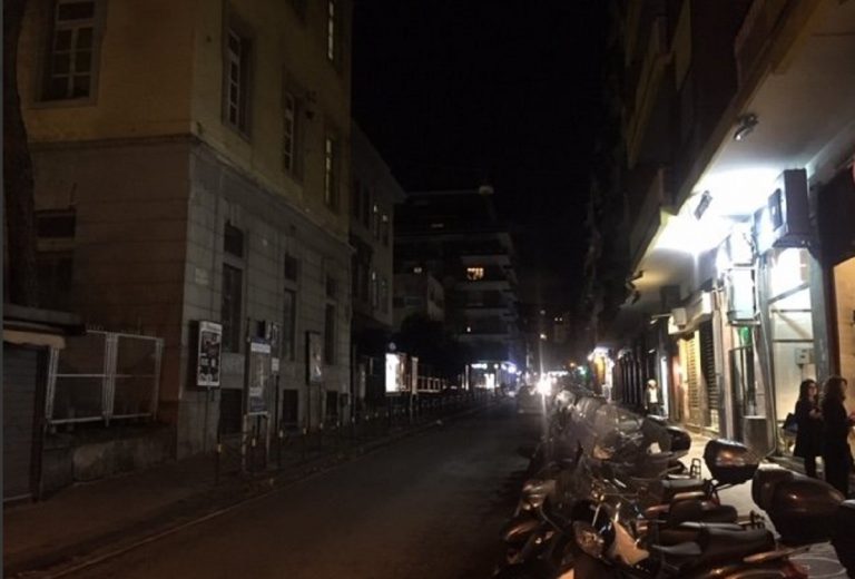 blackout napoli