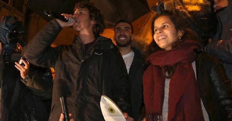 Il leader delle Sardine