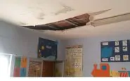 Crollo soffitto asilo Capo d'Orlando