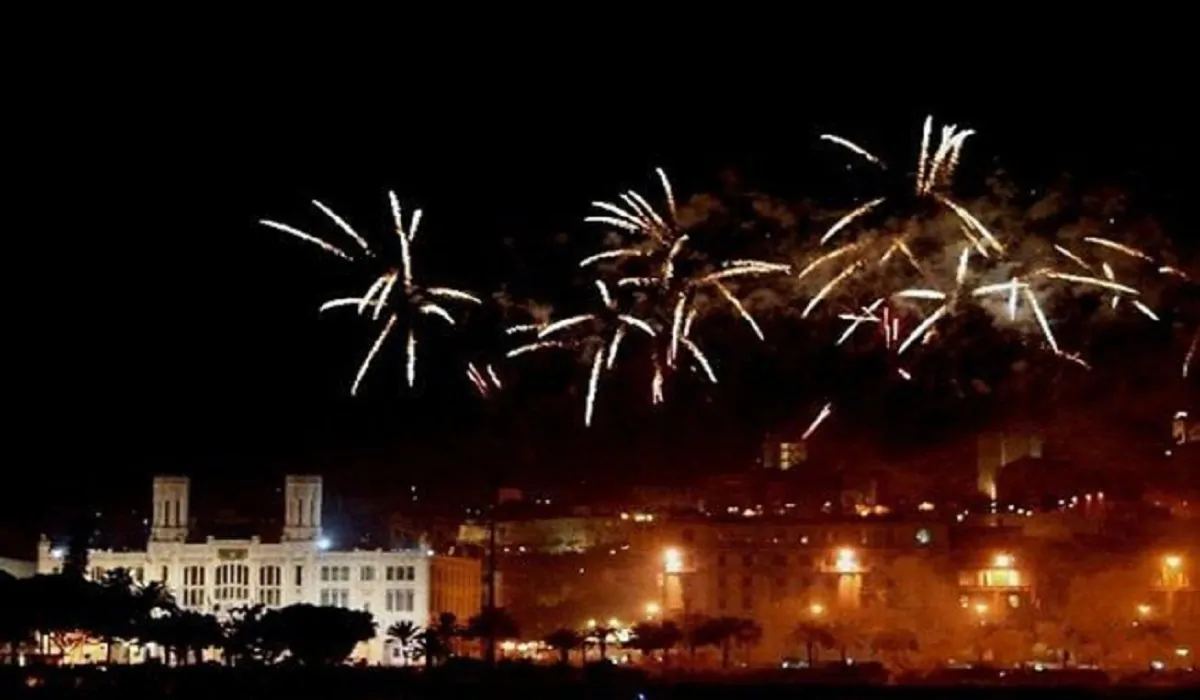 fuochi d'artificio silenziosi