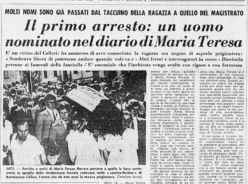 Maria Teresa Novara morte