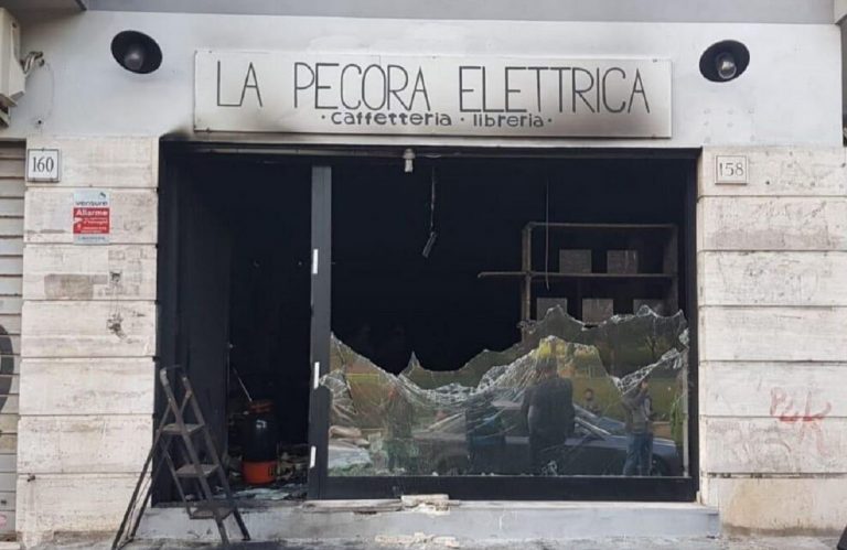 pecora elettrica incendio