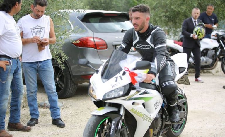 scontro auto moto caserta giuliano ciampi