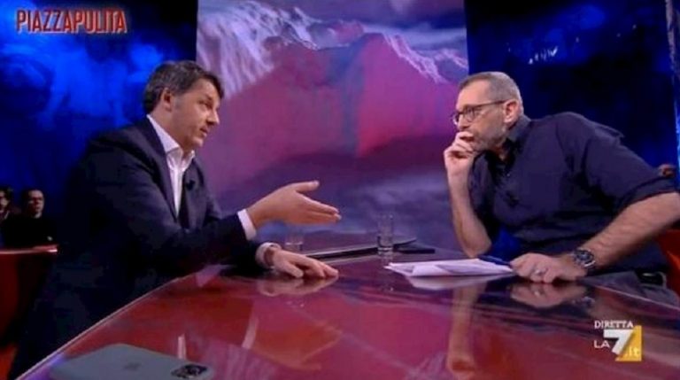 scontro renzi formigli
