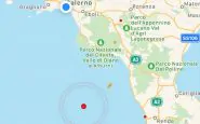 terremoto in mare cilento