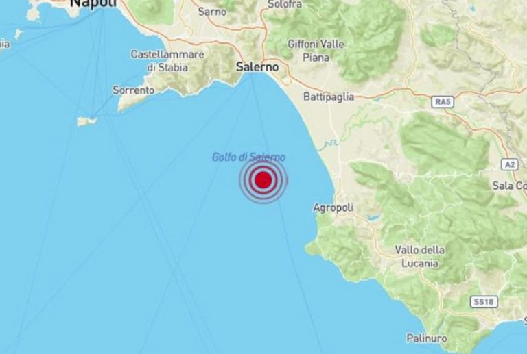 terremoto salerno oggi