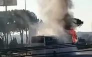 autobus in fiamme tivoli