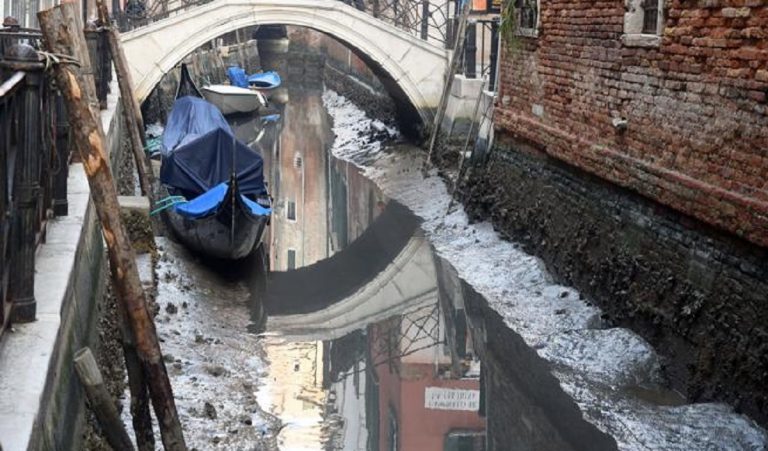 bassa marea Venezia