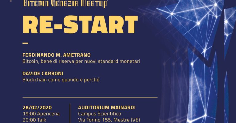 bitcoin venezia meetup 2020