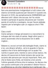 calciatore malato cancro
