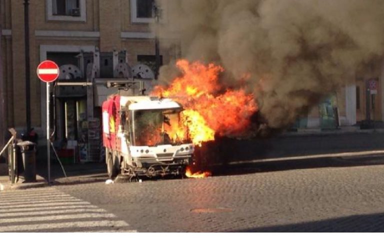 mezzo ama fuoco roma