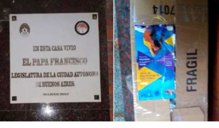 Pacco sospetto casa Papa
