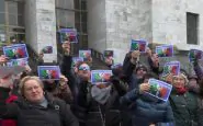 Sit-in pro Salvini Milano