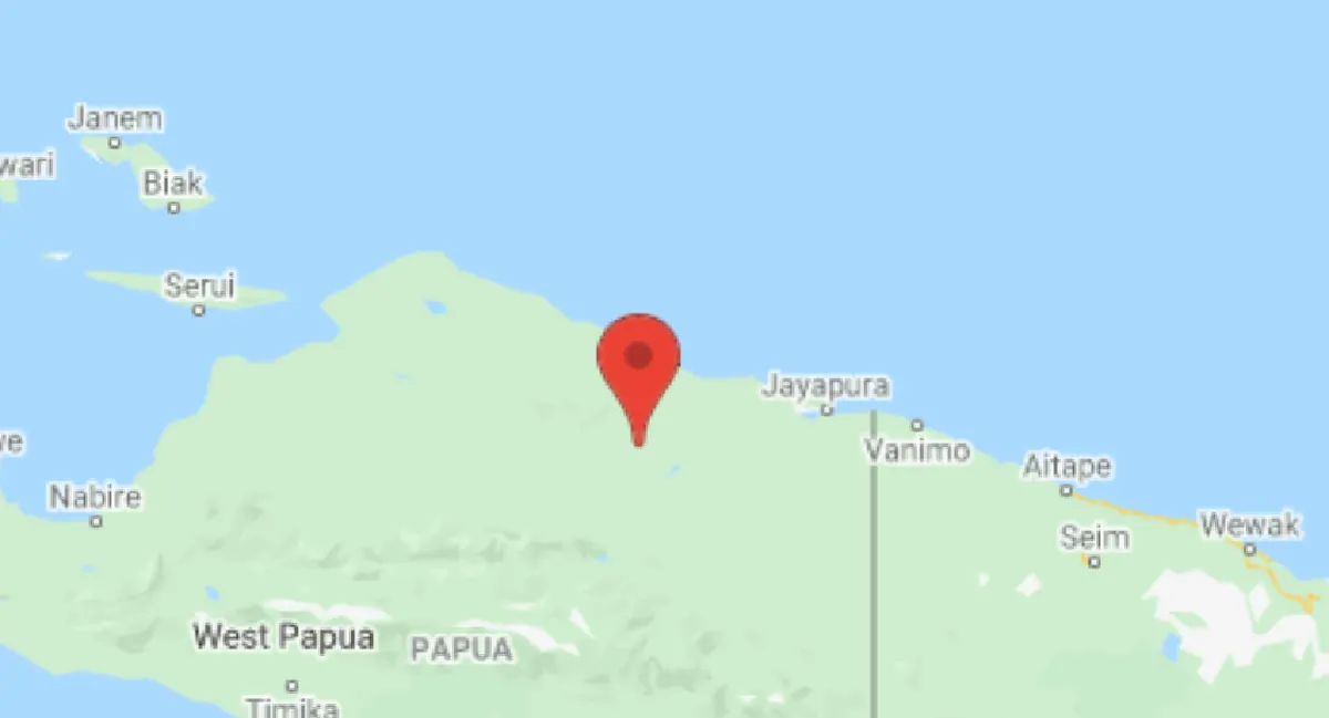Terremoto Nuova Guinea