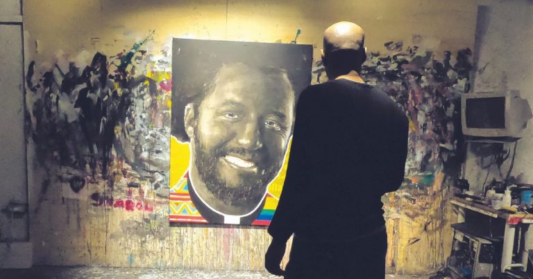 Matteo Salvini nero