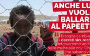 bambino migrante balla al papeete manifesto pd lazio