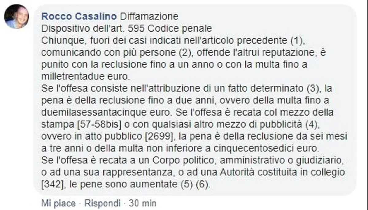 commento casalino