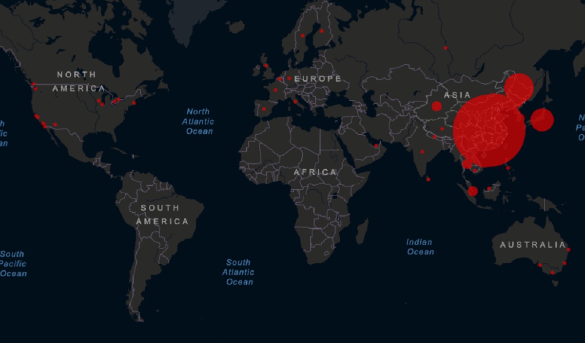 coronavirus mappa contagi