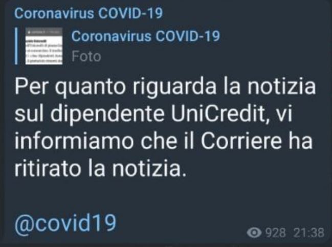 Coronavirus Milano