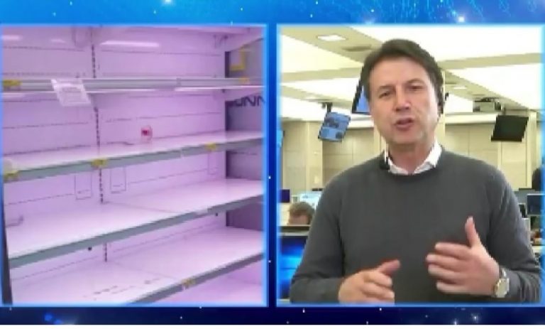 Coronavirus supermercati vuoti conte