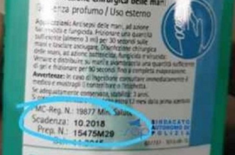 Disinfettante Coronavirus