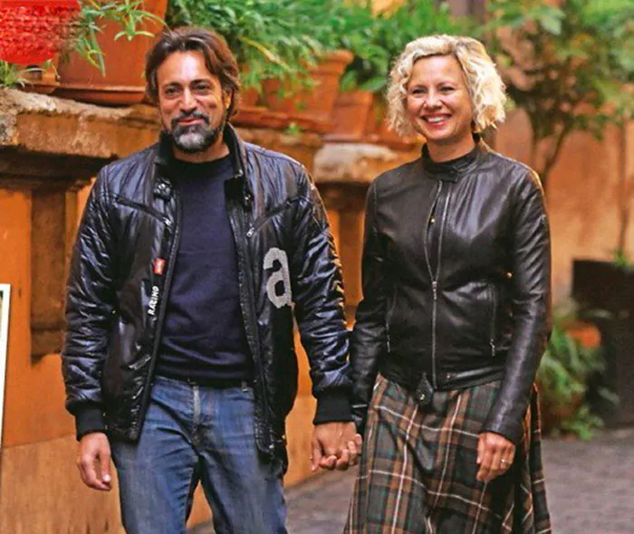 Antonella Elia col fidanzato Pietro Delle Piane