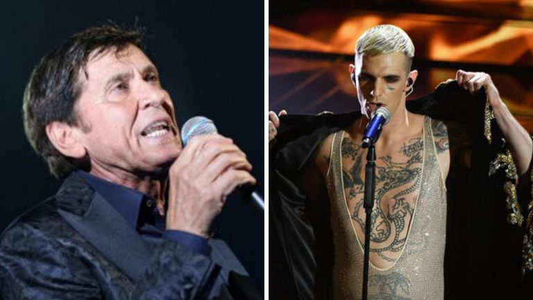 Gianni Morandi e Achille Lauro