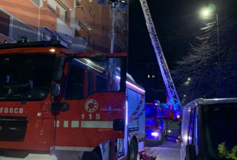 Incendio palazzo Aler cernusco