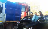 Incidente Vicenza auto contro camion
