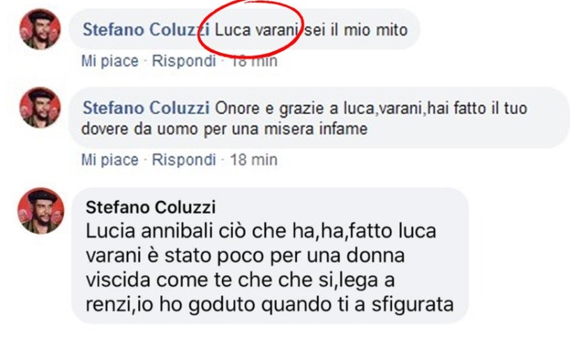 insulti lucia annibali