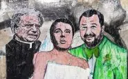 renzi salvini murales san valentino