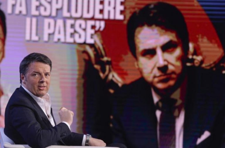 scontro renzi conte