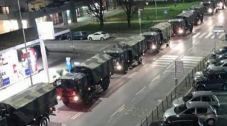Coronavirus Bergamo esercito bare