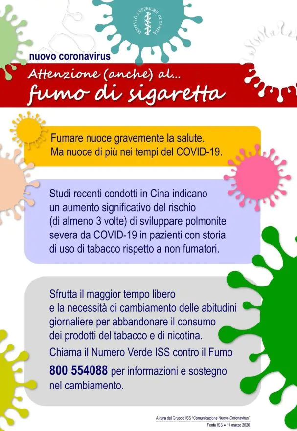 coronavirus consigli fumatori
