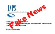 coronavirus inps fake news