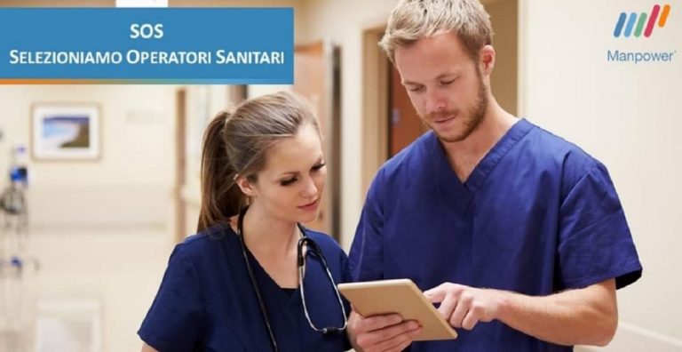 Coronavirus: Manpower ricerca personale sanitario