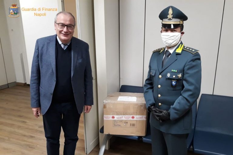 coronavirus speculazione mascherine finanza napoli sequestro
