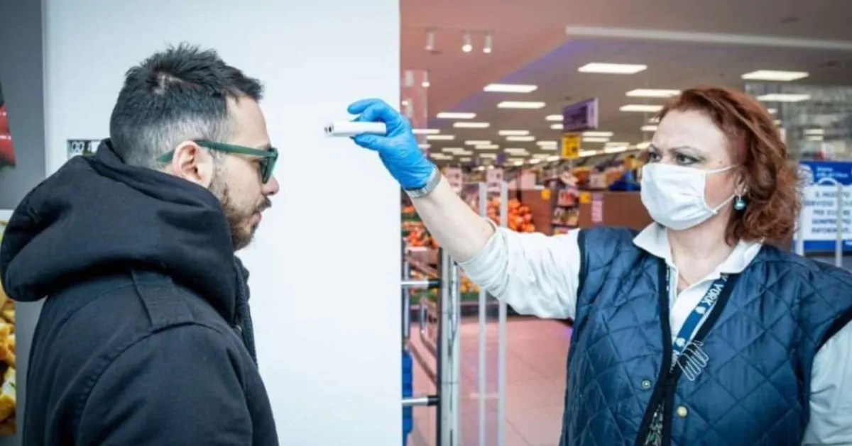 Coronavirus, a Quarto termoscanner al supermercato