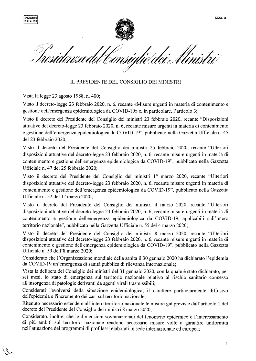 decreto pagina uno