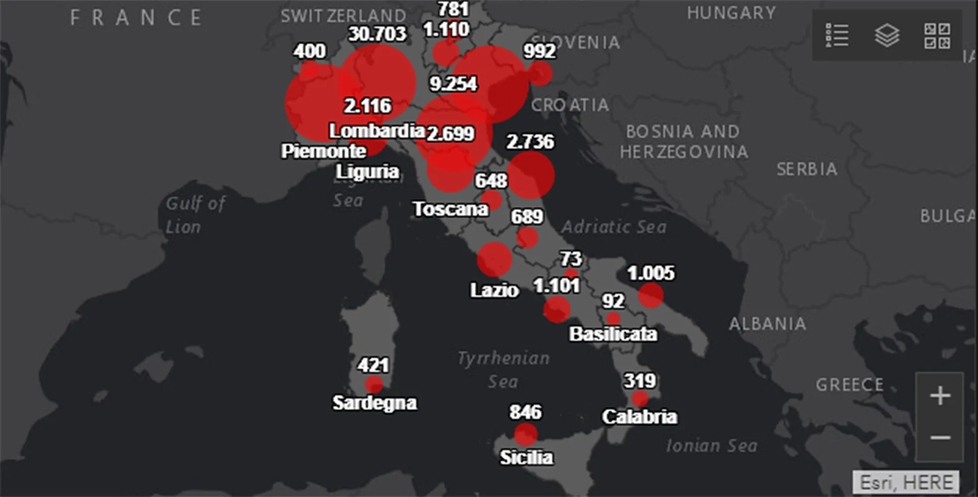 mappa coronavirus 3