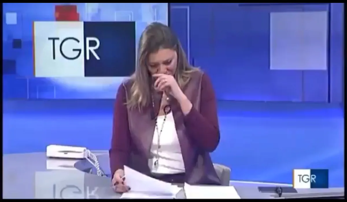 Giornalista piange in diretta per la morte del bimbo Diego