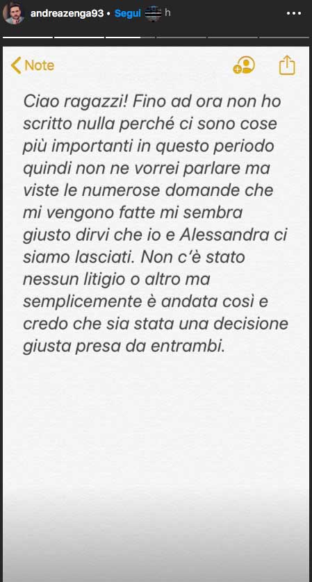 Andrea Zenga post