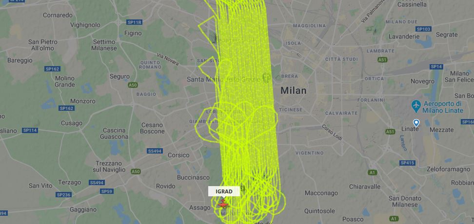 aereo milano