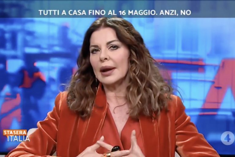 coronavirus alba parietti critiche