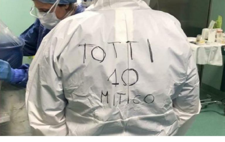 Coronavirus anestesista 10 totti tuta