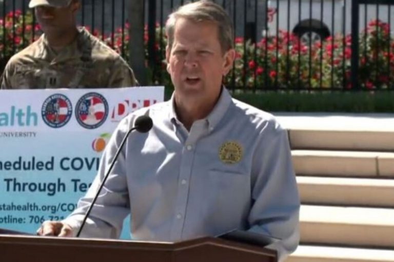 coronavirus usa georgia brian kemp