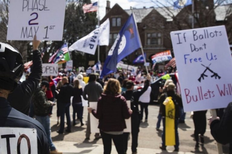 coronavirus usa proteste