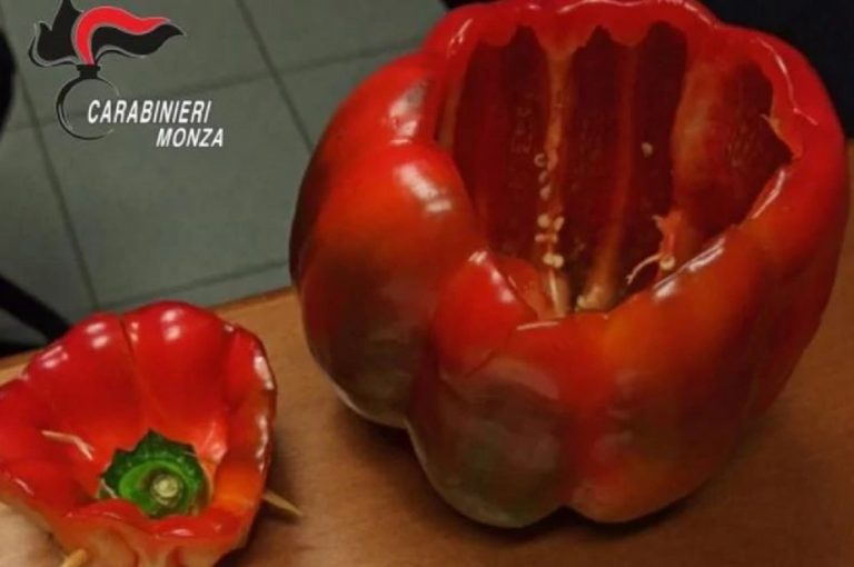 fruttivendolo cocaina nel peperone
