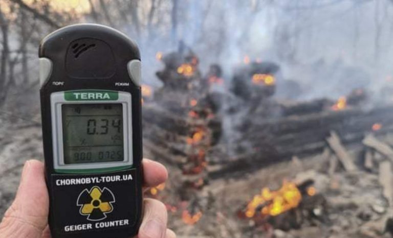 incendi chernobyl nube radioattiva